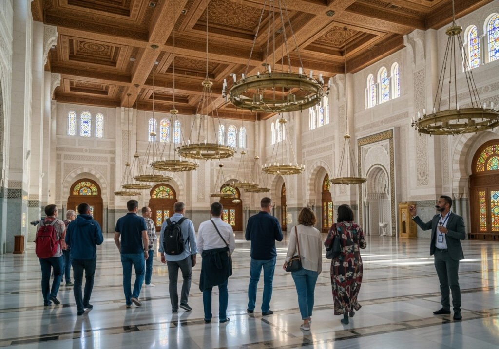 Ready for a unique Morocco experience? Hassan II Mosque showcases 9 stunning features that will leave you speechless. Discover more.