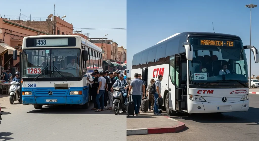 Local Buses in Morocco